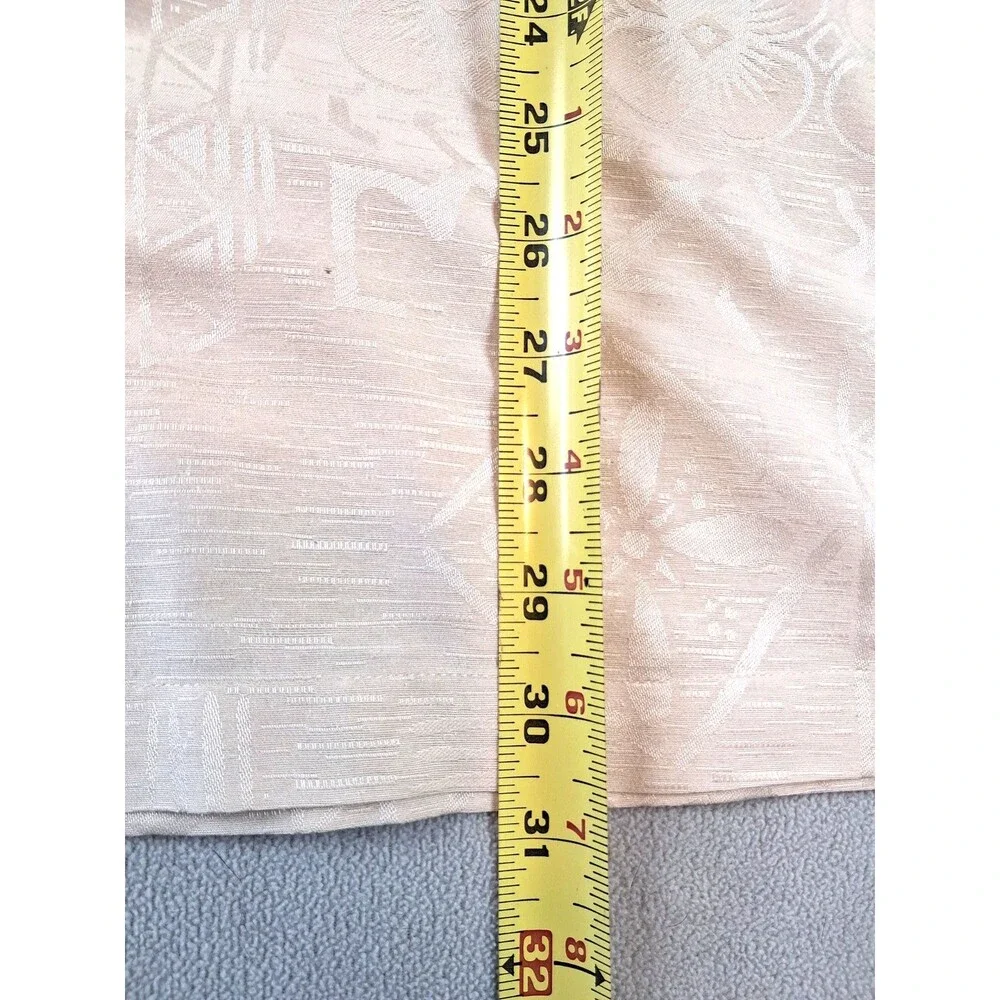 Havana Jack’s 100% Silk Hawaiian Shirt XL Beige Aloha Camp Button Front Vintage - Picture 13 of 13